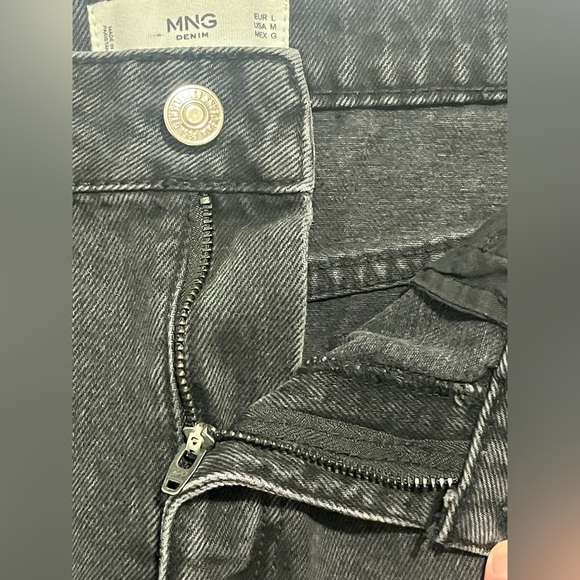 MNG Authentic Denim Women’s Black Denim Skirt Size Medium - Picture 6 of 12